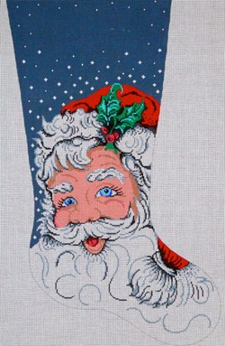 click here to view larger image of Santa's Portrait  (hand painted canvases)