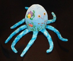 click here to view larger image of PUDGIE Octupus (hand painted canvases)