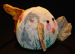 click here to view larger image of PUDGIE Fish (hand painted canvases)