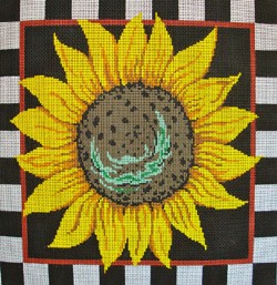 click here to view larger image of Large Sunflower (hand painted canvases)