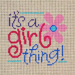 click here to view larger image of It's a Girl Thing (hand painted canvases)