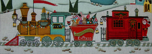 click here to view larger image of Santa Claus Express (hand painted canvases)