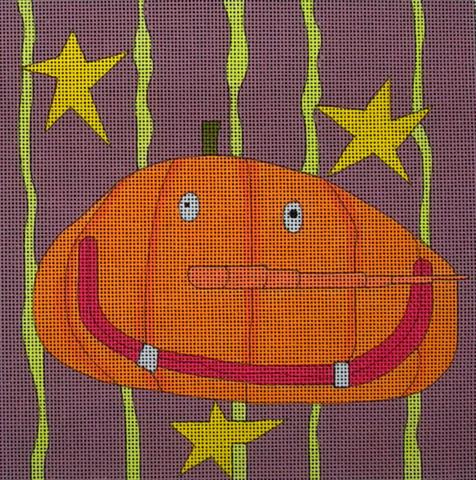 click here to view larger image of Smiley Pumpkin (hand painted canvases)