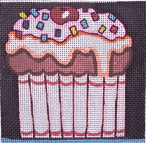 click here to view larger image of What's Up Cupcake (hand painted canvases)