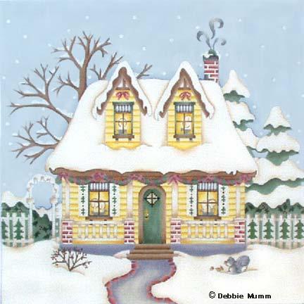 click here to view larger image of Candlelight Cottage (hand painted canvases)