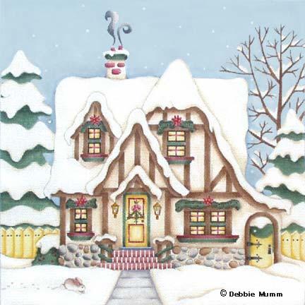 click here to view larger image of Tudor Cottage (hand painted canvases)