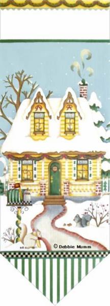 click here to view larger image of Candlelight Cottage Banner (hand painted canvases)
