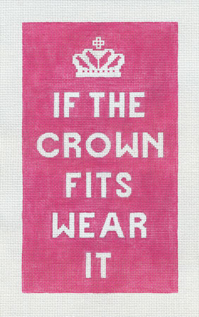 click here to view larger image of If the Crown Fits (hand painted canvases)