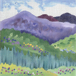 click here to view larger image of Mid Summer Mountain (hand painted canvases)