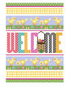 click here to view larger image of Spring Welcome (hand painted canvases)