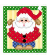 click here to view larger image of Thrift Shop Santa (hand painted canvases)