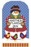 click here to view larger image of Flakey Fred Snowman (hand painted canvases)