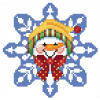 click here to view larger image of Lavella the  Snow Woman (hand painted canvases)