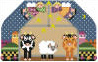 click here to view larger image of Nativity Background (hand painted canvases)