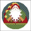 click here to view larger image of Santa  (hand painted canvases)