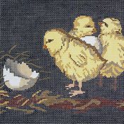 click here to view larger image of Stubbs Chicks (hand painted canvases)