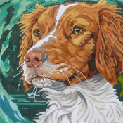 click here to view larger image of Brittany Spaniel II (hand painted canvases)