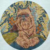 click here to view larger image of Brussels Griffon (hand painted canvases)
