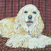 click here to view larger image of Cocker Spaniel (hand painted canvases)