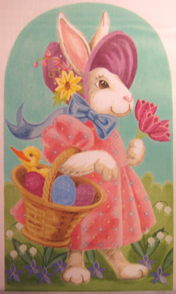 click here to view larger image of Penelope Rabbit (hand painted canvases)