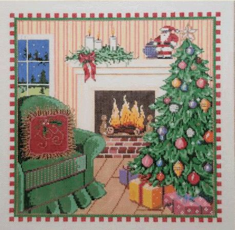 click here to view larger image of Christmas Eve (hand painted canvases)