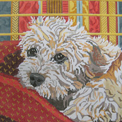 click here to view larger image of Jiggs as a Pup (hand painted canvases)