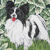 click here to view larger image of Papillion (hand painted canvases)