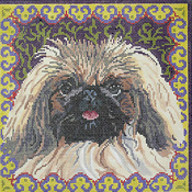 click here to view larger image of Pekingese (hand painted canvases)