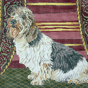click here to view larger image of Petit Basset Griffon Vendeen (hand painted canvases)