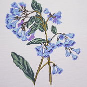click here to view larger image of Virginia Bluebells (hand painted canvases)