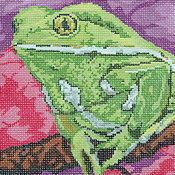 click here to view larger image of Waxy Monkey Frog (hand painted canvases)