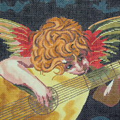 click here to view larger image of Florentine Angel Doorstop (hand painted canvases)