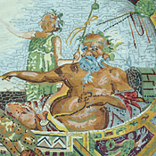 click here to view larger image of Silenus (3rd C. BC Mosaic) (hand painted canvases)