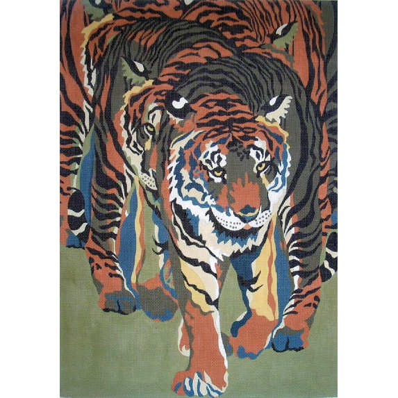 click here to view larger image of Tiger Walk (hand painted canvases)