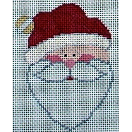 click here to view larger image of Bell Ski Cap Santa Face (hand painted canvases)