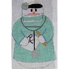 click here to view larger image of Doctor Snowman (hand painted canvases)