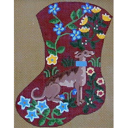 click here to view larger image of Whippet Cluny (hand painted canvases)
