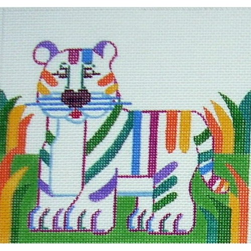 click here to view larger image of Tiger  (hand painted canvases)