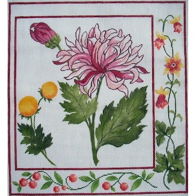 click here to view larger image of Botanical Mum (hand painted canvases)