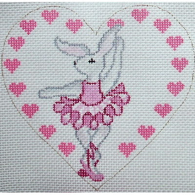 click here to view larger image of Ballerina Bunny (hand painted canvases)