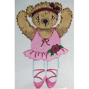 click here to view larger image of Ballerina Teddy Bear (hand painted canvases)