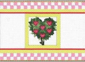 click here to view larger image of Heart Tree Cracker (hand painted canvases)