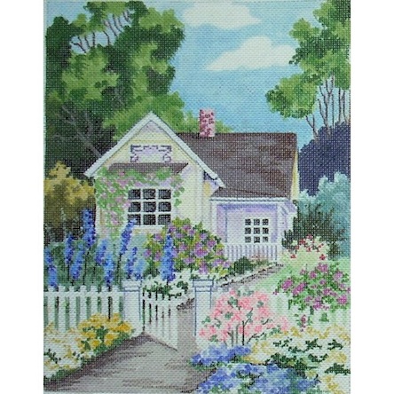 click here to view larger image of Yellow Cottage (hand painted canvases)