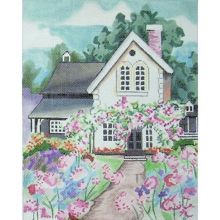 click here to view larger image of Cottage (hand painted canvases)