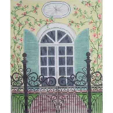 click here to view larger image of Southern Terrace Door (hand painted canvases)