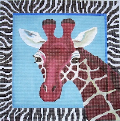 click here to view larger image of Giraffes  (hand painted canvases)