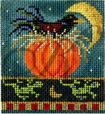 click here to view larger image of Pumpkin Crow Stitch Guide (books)