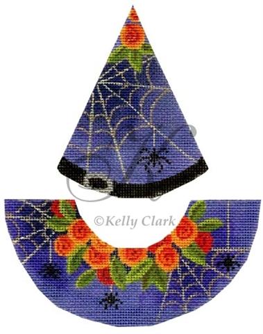 click here to view larger image of Black Widow Witch Hat (hand painted canvases)