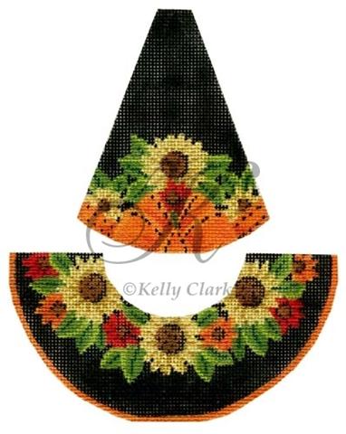 click here to view larger image of Sunflower Garden Witch Hat (hand painted canvases)