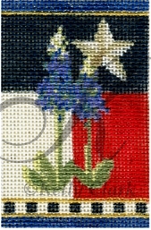 click here to view larger image of Blue Bonnets Firecracker (hand painted canvases)